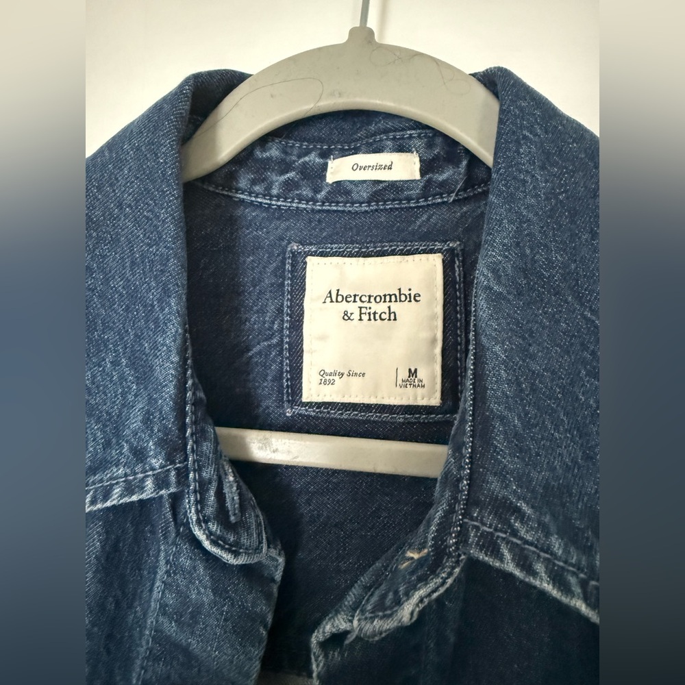 Abercrombie & Fitch Blue Denim Jacket - Picture 2 of 2